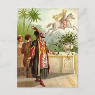 Carte Postale Le Cheval enchanté Le Conte de Scheherazade
