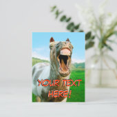 Carte Postale Le cheval qui rit (Debout devant)