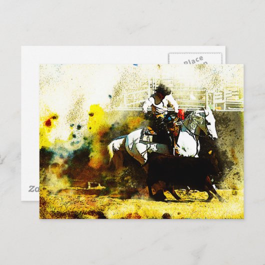 Carte Postale Le chevalier arabe en service (Devant / Derrière)