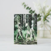 Carte Postale Le Chevalier Dirige Son Cheval (Debout devant)