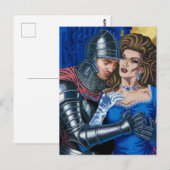 Carte Postale Le chevalier et la reine du Drag (Devant / Derrière)