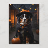 Carte Postale Le chien bernois Spooktacular : Un Howl-o-Ween d'H (Devant)