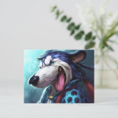 Carte Postale Le Chien Tigre (Debout devant)