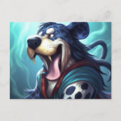 Carte Postale Le Chien Tigre (Devant)