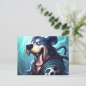 Carte Postale Le Chien Tigre (Debout devant)