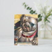 Carte Postale Le chien videur (Debout devant)