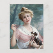 Carte Postale Le chiot malicieux | Émile Vernon (Devant)