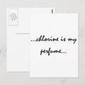 Carte Postale Le chlore est mon parfum (Devant / Derrière)