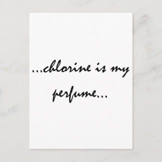 Carte Postale Le chlore est mon parfum
