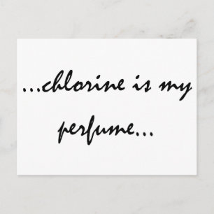 Carte Postale Le chlore est mon parfum