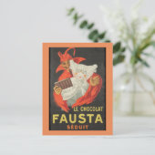 Carte Postale Le Chocolat Fausta Seduit (Debout devant)