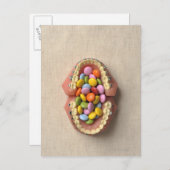 Carte Postale Le chocolat servi dans le modèle dentaire (Devant / Derrière)