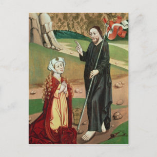 Carte Postale Le Christ apparaît à Marie Madeleine