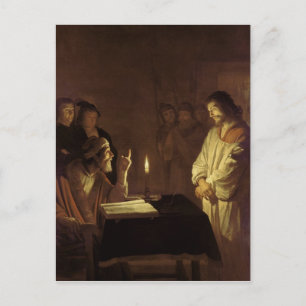 Carte Postale Le Christ avant le grand prêtre, 1617