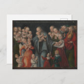 Carte Postale Le Christ bénit les enfants (Devant / Derrière)