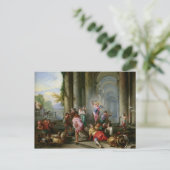 Carte Postale Le Christ chassant les marchands du Temple (Debout devant)