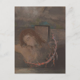 Carte Postale Le Christ crucifié par Odilon Redon