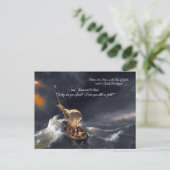 Carte Postale Le Christ dans la tempête (Debout devant)