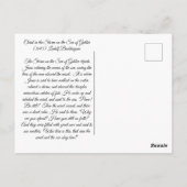 Carte Postale Le Christ dans la tempête (Dos)