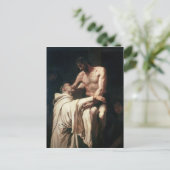 Carte Postale Le Christ embrassant Saint Bernard (Debout devant)