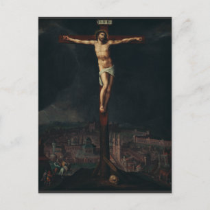 Carte Postale Le Christ en croix par Gillis Mostaer