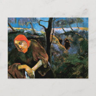 Carte Postale Le Christ Gauguin dans le Jardin des Oliviers Art