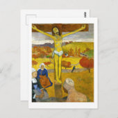 Carte Postale Le Christ Jaune, Gauguin (Devant / Derrière)