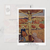 Carte Postale Le Christ Jaune Par Eugene Henri Paul Gauguin (Devant / Derrière)