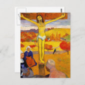 Carte Postale Le Christ jaune par Paul Gauguin (Devant / Derrière)