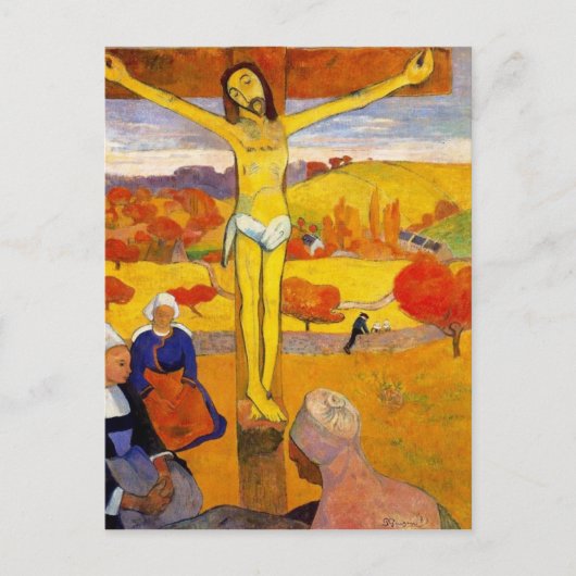 Carte Postale Le Christ jaune par Paul Gauguin (Devant)