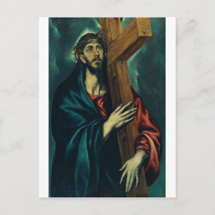 Carte Postale Le Christ portant la Croix par El Greco