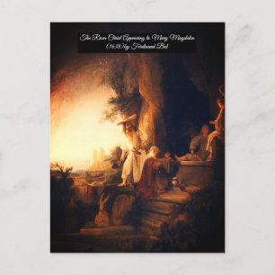 Carte Postale Le Christ ressuscité Apparaître à Marie