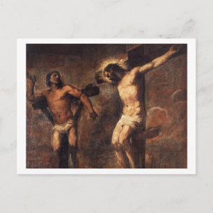 Carte Postale Le Christ Titien et le Bon Voleur