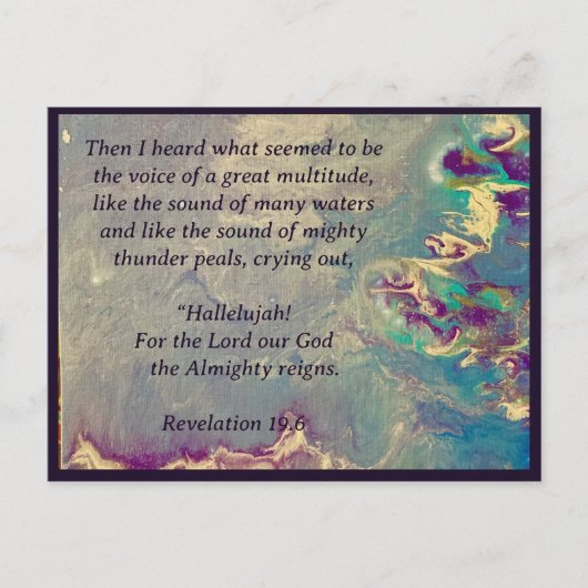 Carte Postale Le ciel crie (Devant)