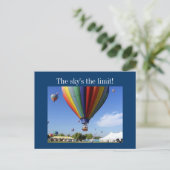 Carte Postale Le ciel est la limite ! (Debout devant)