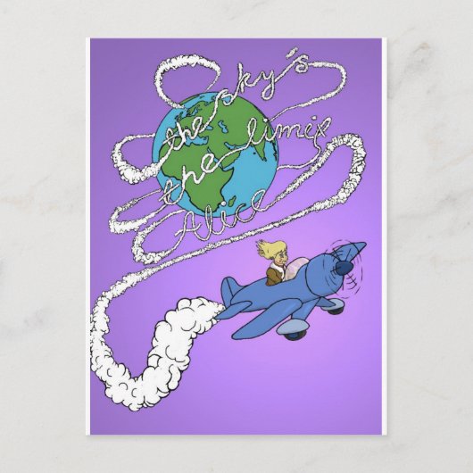 Carte Postale le ciel est la limite alice.jpg (Devant)