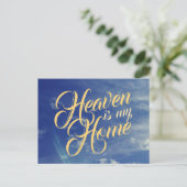 Carte Postale Le ciel est ma maison avec le ciel (Debout devant)