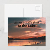 Carte Postale Le ciel est un peu plus proche (Devant / Derrière)