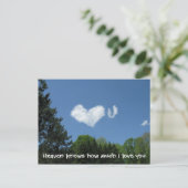 Carte Postale Le ciel sait combien je t'aime (Debout devant)