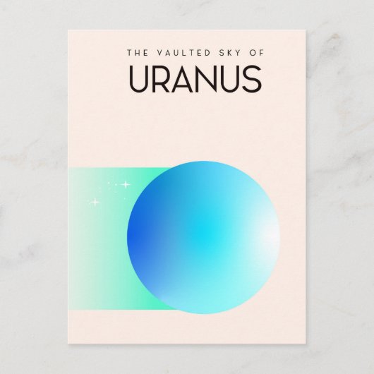 Carte Postale Le ciel voûté d'Uranus (Devant)