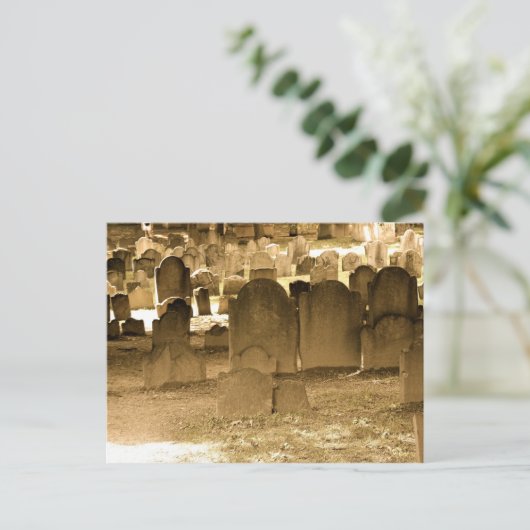 Carte Postale Le cimetière de Boston (Debout devant)
