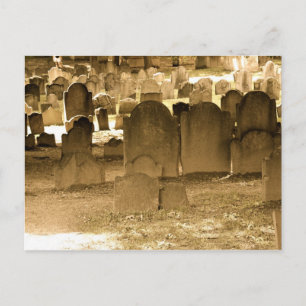Carte Postale Le cimetière de Boston