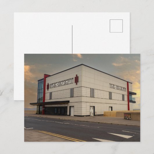 Carte Postale Le cinéma Regent, Redcar (Devant / Derrière)