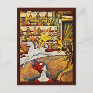 Carte Postale Le Cirque De Seurat Georges