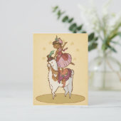 Carte Postale Le cirque Llama (Debout devant)