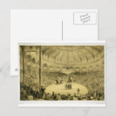 Carte Postale Le cirque national, publié par Auguste Bry (éclair (Devant / Derrière)