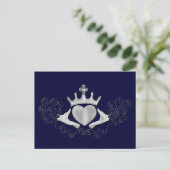 Carte Postale Le Claddagh (Argent) (Debout devant)