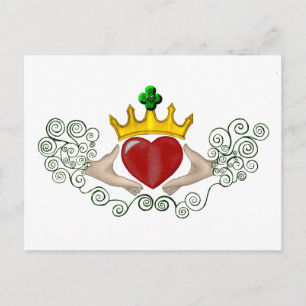 Carte Postale Le Claddagh (couleur complète)
