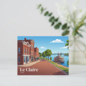 Carte Postale Le Claire États-Unis (Debout devant)