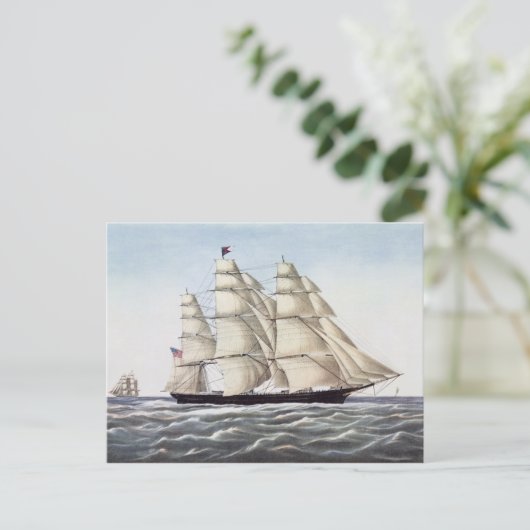 Carte Postale Le Clipper Ship "Flying Cloud" (Debout devant)